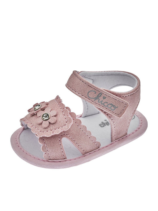 Chicco Βρεφικά Πέδιλα Αγκαλιάς Ροζ Nara