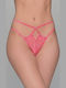 Spitzen-String-Tanga Fuchsia Milenabyparis 115743