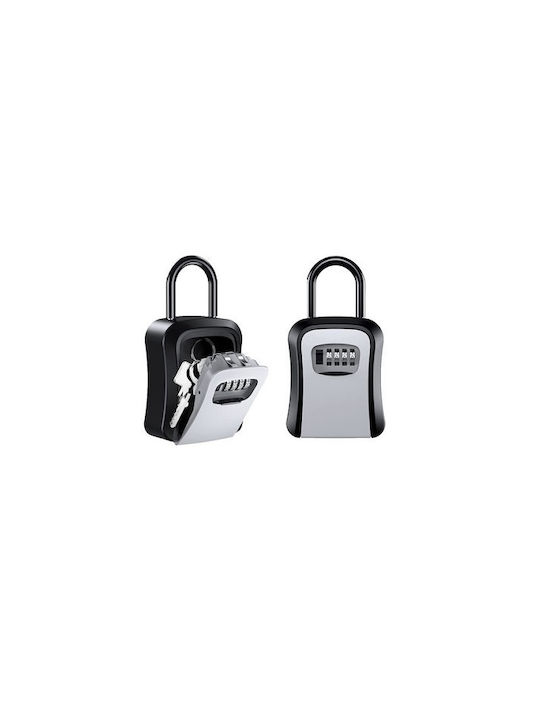 Combination Key Holder with Horseshoe Metallic and Combination Dial 9.2x4.2x11.6cm