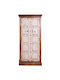 Kabinett Aufbewahrung L79xB43xH164cm