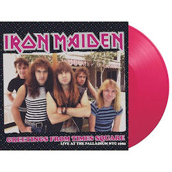 Iron Maiden & P!nk Greetings From Time Square LP Pink Vinyl