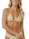 Rip Curl Triangle Bikini Top with Adjustable Straps Multicolour