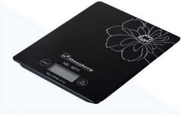 Hausberg Ψηφιακή Ζυγαριά Κουζίνας έως 5kg Μαύρη