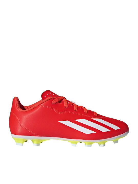 adidas X CRAZYFAST Club Kids Turf Soccer Shoes Red