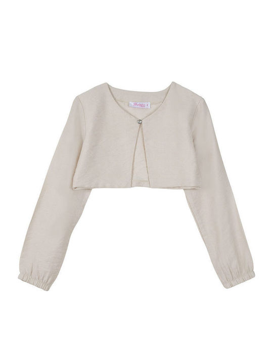 Babylonfashion Kids Bolero Beige