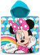 Kids Licensing Poncho de plajă pentru copii Minnie Albastru deschis 120 x 120cm.