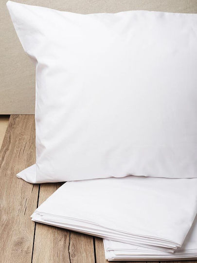 Sunshine Menta Hotel Sheet White Queen Size 240x250cm 1pcs