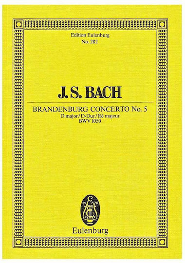 Bach Brandenburg Concerto In D Major Nr.5 Bwv1050 Pocket Score