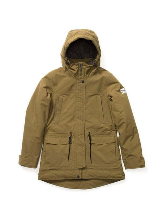 Holden Jacke aus für Ski & Snowboard Khaki