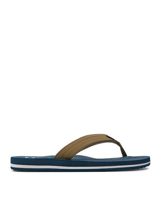 All Day Theme Men's Flip Flops Blue