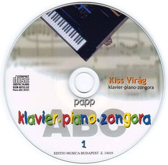 Editio Musica Budapest Papp - Abc 1 Παρτιτούρα για Πιάνο + CD