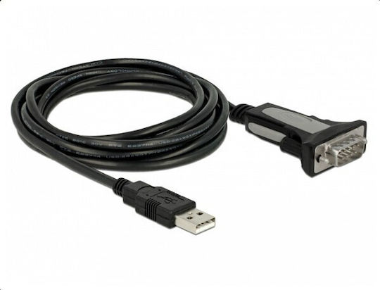 DeLock Cable USB-A to RS232 9-pin male 3m (65962) 1pcs