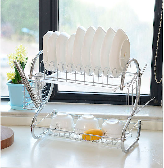 Cheffinger Scurgător De Chiuvetă Metalic Argintiu 43x26x39cm