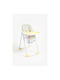 Mothercare Bright Foldable Baby Highchair with Adjustable Height Multicolour