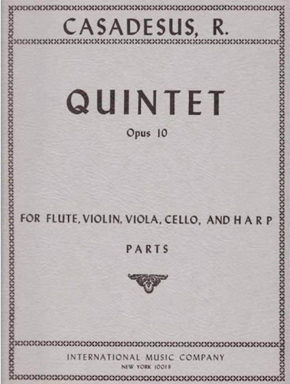 Imc Toys Casadesus - Quintet Op. 10 за Флейта / Цигулка / Виола / Виолончело