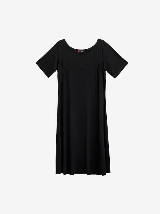Kiki Midi Φόρεμα Μαύρο