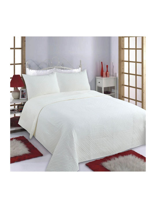 Silk Fashion Diamond Set Coverlet Single Ivory ...