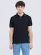 Aristoteli Bitsiani Men's Short Sleeve Blouse Polo Black