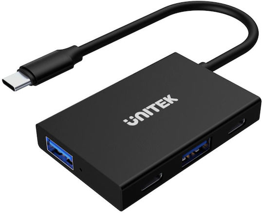 Unitek Hub 4 Θυρών USB 3.1 με σύνδεση USB-C / USB-A