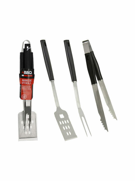 Barbecue-Geschirr Set von 3 BBQ-Werkzeugen mit Tranchiergabel und Spatel S7922353
