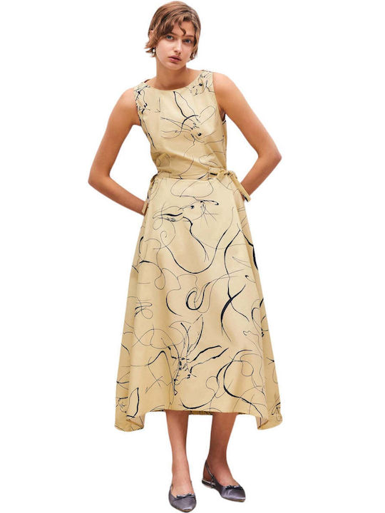 Rochie Midi Rabbit Print