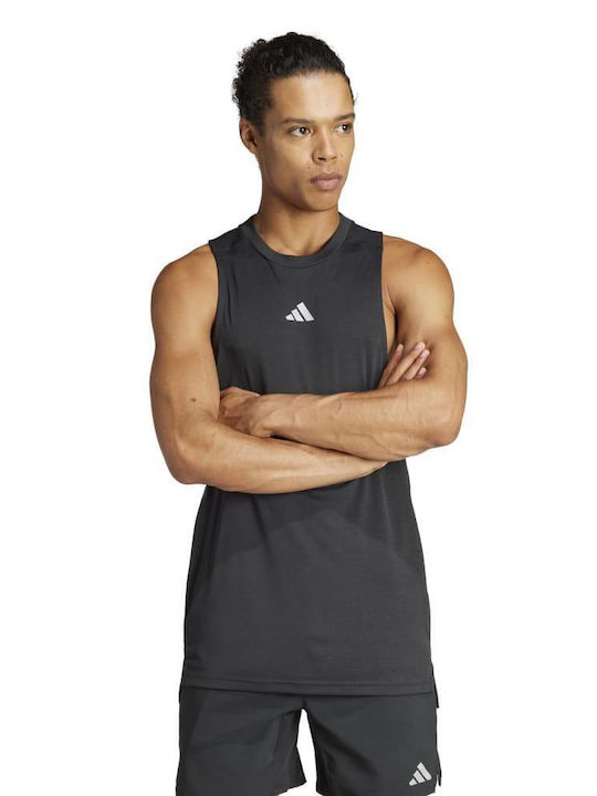 Adidas Hiit 3s Mesh Herren Ärmelloses Shirt Schwarz