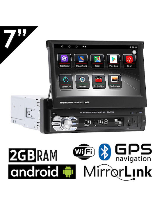 Car Radio 1 DIN Bluetooth USB