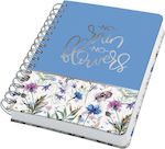 Spiral notebook Sigel Dots 17x21.5cm Misty Jn619