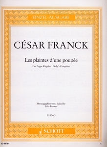 Cesar Franck Les Plaintes D' Une Poupee Schott Verlag