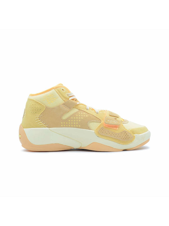 Jordan Zion 2 Ψηλά Μπασκετικά Παπούτσια Celestial Gold / Topaz Gold / Citron Tint