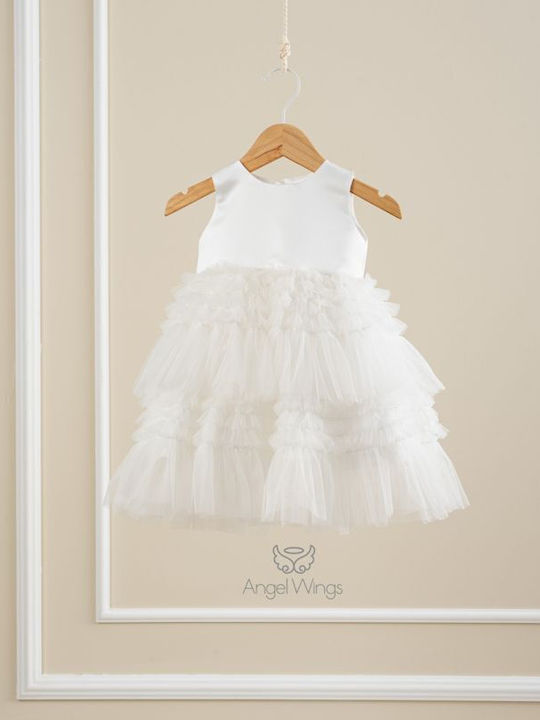 Angel Wings Βαπτιστικό Σετ Ρούχων
