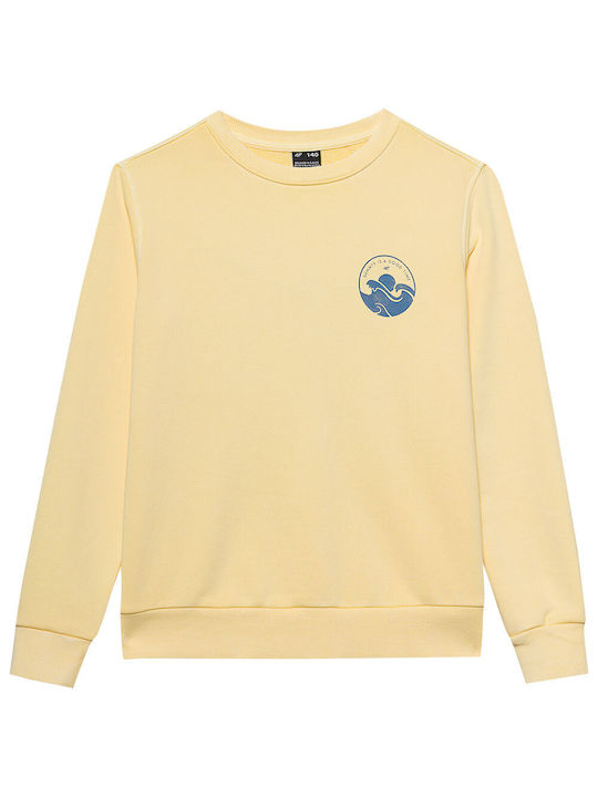 4F Kinder Sweatshirt Gelb