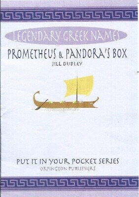 Prometheus Pandora's Box Legendary Greek Names Jill Dudley