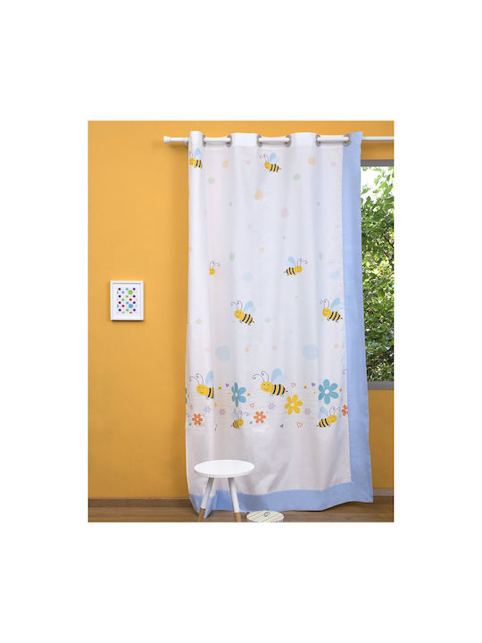 Zouzounia Kids Grommet Top Curtain Multicolour ZOU-BD-057 150x250cm