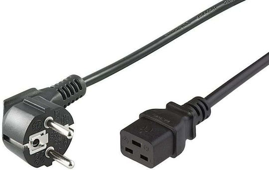 Microconnect IEC C19 / Schuko - IEC C19 / Schuko Cable 1m PE0771901