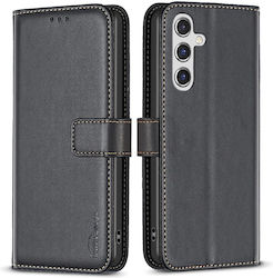 Binfen Wallet Case Δερματίνης Μαύρο (Galaxy A35)