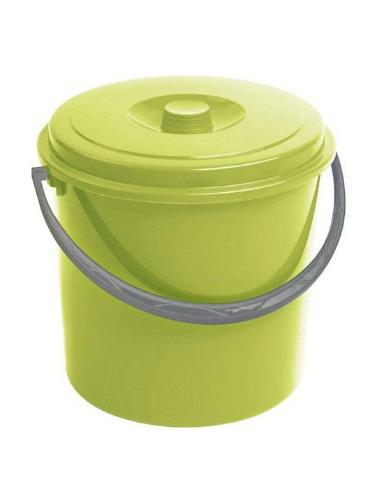 Keter Office Plastic Waste Bin 16lt Green