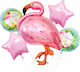 Godan Foil Balloons Flaming Set 5 Pcs Bz-hfla