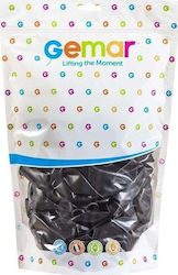 Godan Black Metal Balloons 33cm 50pcs
