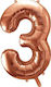 Party Deco Foil Balloon Number "3" 86cm Univers...