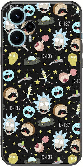 C-137 Rick And Morty Задна корица Силикон Многоцветен (Poco F5 / Redmi Note 12 Turbo)