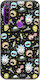 C-137 Rick And Morty Back Cover Silicone Multicolour (Redmi Note 8 2021)