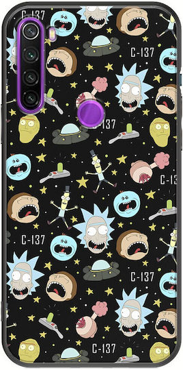 C-137 Rick And Morty Back Cover Silicone Multicolour (Redmi Note 8 2021)