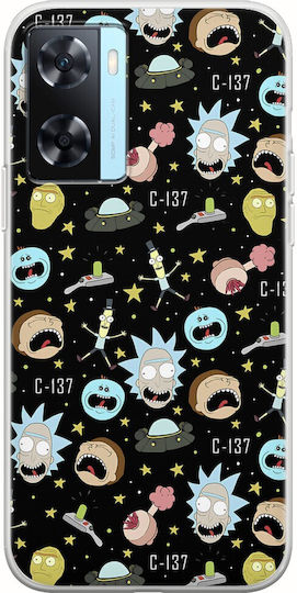 C-137 Rick And Morty Задна корица Силикон Многоцветен (Oppo A77)