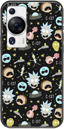 C-137 Rick And Morty Back Cover Silicon Multicolor (Huawei P60 Pro)