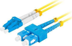 Lanberg FO-SULU-SD11-0050-YE Optische Faser SC/UPC-LC/UPC 5m Mehrfarbige Lanberg FO-SULU-SD11-0050-YE Optische Faser SC/UPC-LC/UPC 5m Mehrfarbige