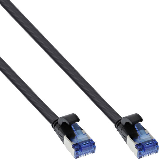 InLine Равен U/FTP (STP) Cat.6a (Gigabit) Мрежов Кабел Ethernet 7.5м Черен