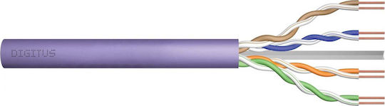 Digitus U/UTP Cat.6 (Gigabit) Καλώδιο Δικτύου Ethernet 100m Μωβ