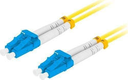 Lanberg FO-LULU-SD11-0030-YE Optische Faser LC/UPC-LC/UPC 3m Mehrfarbige