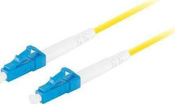 Lanberg FO-LULU-SS11-0100-YE Optische Faser LC/UPC-LC/UPC 10m Mehrfarbige